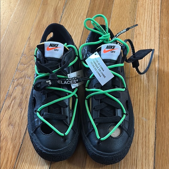 Nike Blazer LowOff-White Black Electro Green